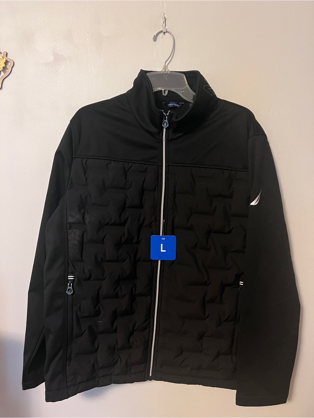 Nautica Men's Black Quilted Performance Jacket